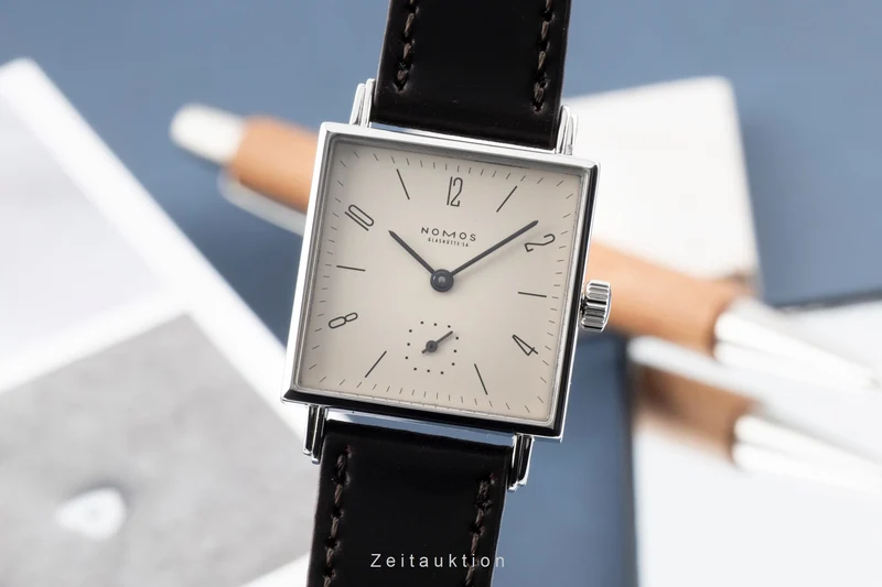 Nomos Tetra steel manual winding men's watch [2603499]