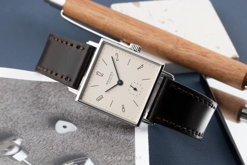 Nomos Tetra steel manual winding men's watch [2603499]