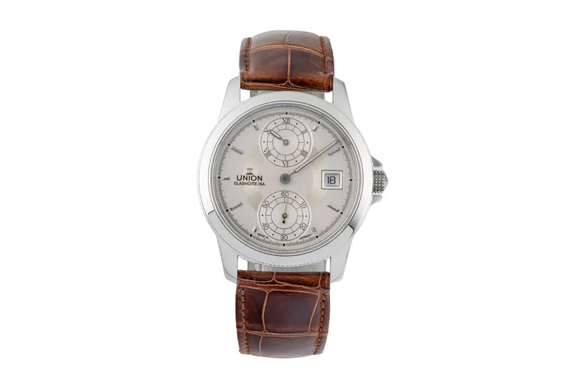Union Glashütte Tradition Regulator steel automatic men's watch 26-42-03-04-10 [2603494]