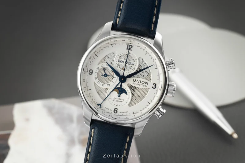 Union Glashütte Belisar chronograph steel automatic men's watch D009.425.17.017.09 Limited [2603734]