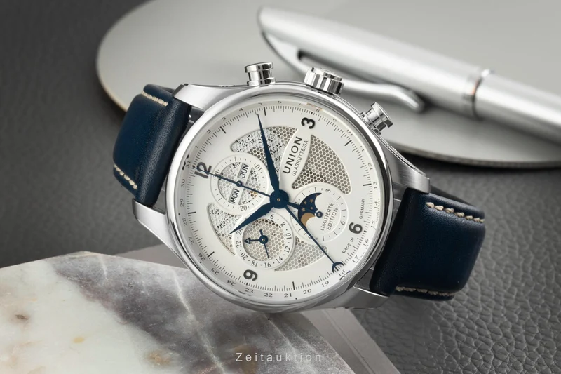 Union Glashütte Belisar chronograph steel automatic men's watch D009.425.17.017.09 Limited [2603734]
