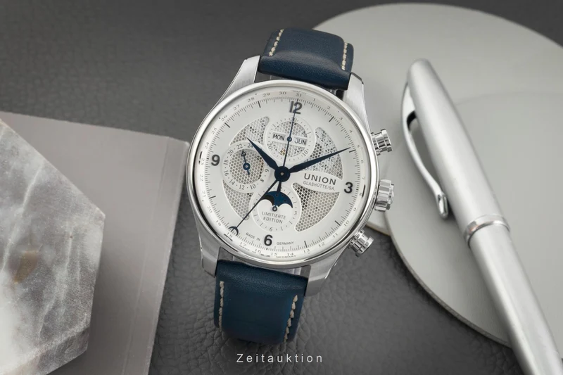 Union Glashütte Belisar chronograph steel automatic men's watch D009.425.17.017.09 Limited [2603734]