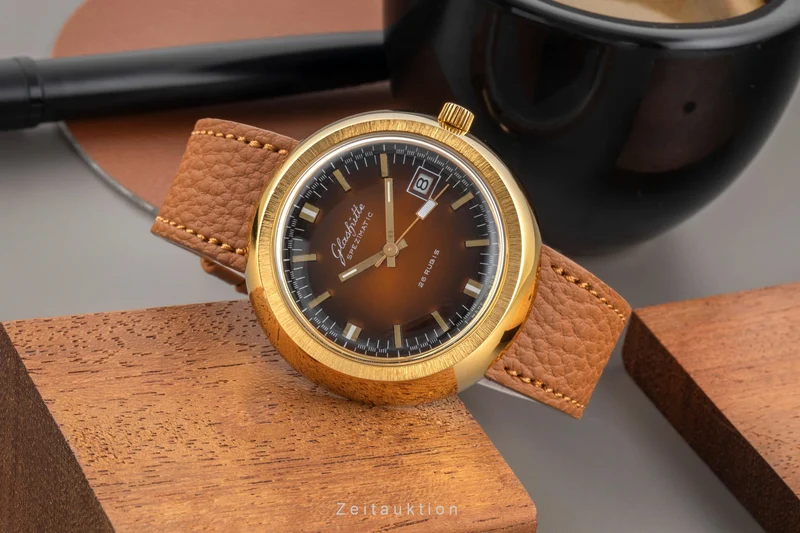 Glashütte Spezimatic gilt-brass automatic men's watch Vintage [2603803]