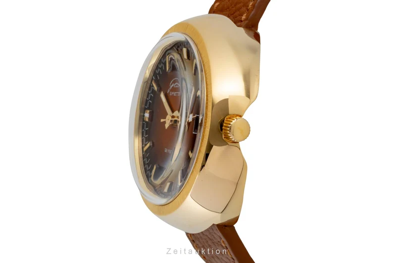 Glashütte Spezimatic gilt-brass automatic men's watch Vintage [2603803]