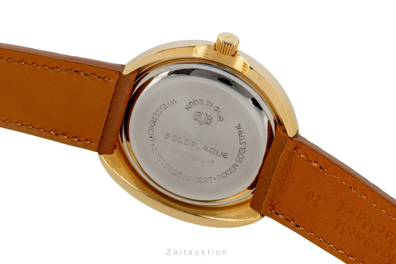 Glashütte Spezimatic gilt-brass automatic men's watch Vintage [2603803]