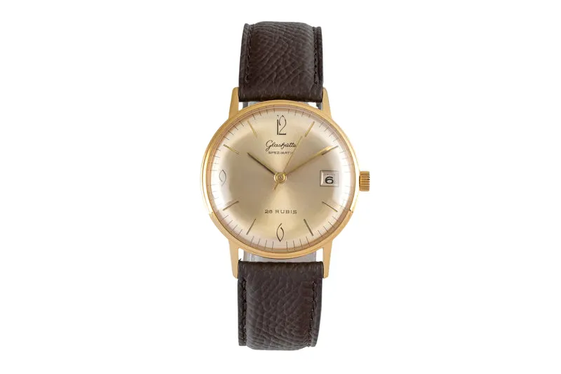 Glashütte Spezimatic gilt-brass automatic men's watch Vintage [2603804]