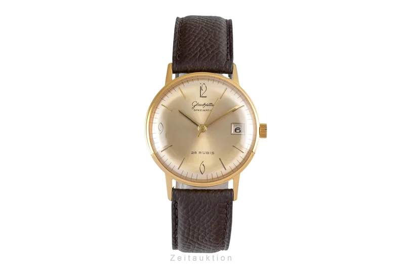 Glashütte Spezimatic gilt-brass automatic men's watch Vintage [2603804]