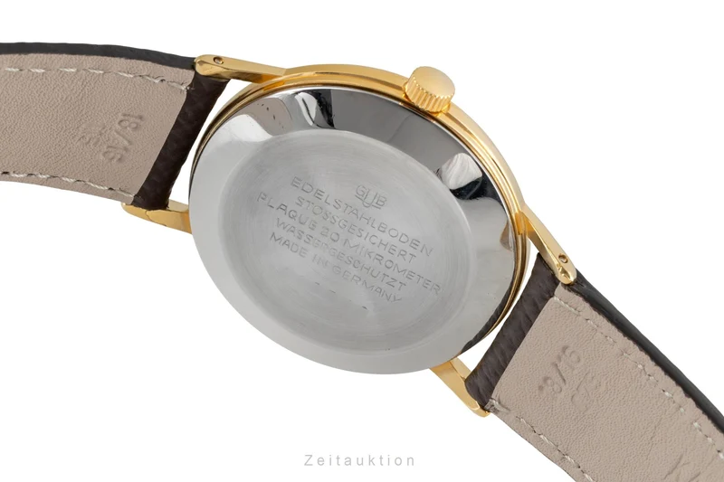 Glashütte Spezimatic gilt-brass automatic men's watch Vintage [2603804]