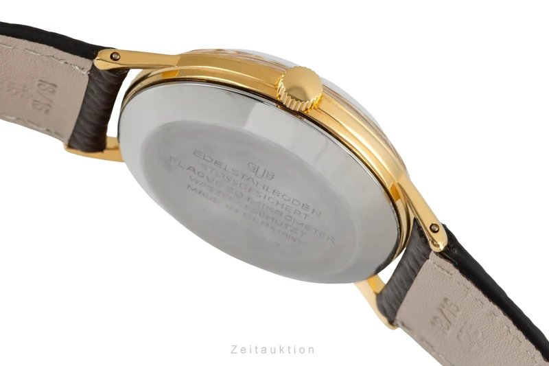 Glashütte Spezimatic gilt-brass automatic men's watch Vintage [2603804]