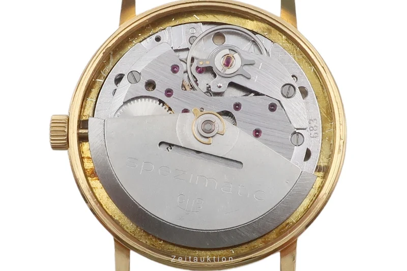 Glashütte Spezimatic gilt-brass automatic men's watch Vintage [2603804]