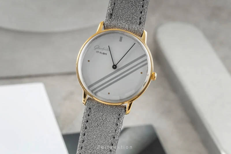 Glashütte gold-plated manual winding men's watch [2603464]