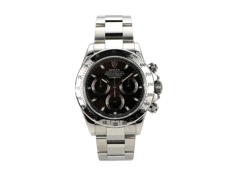 Rolex Daytona Edelstahl 116520 Schwarz