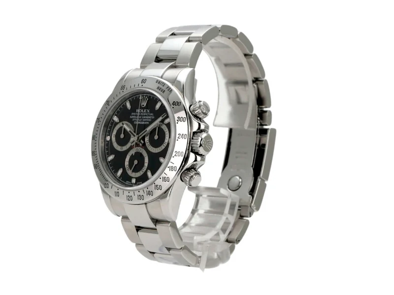 Rolex Daytona Edelstahl 116520 Schwarz
