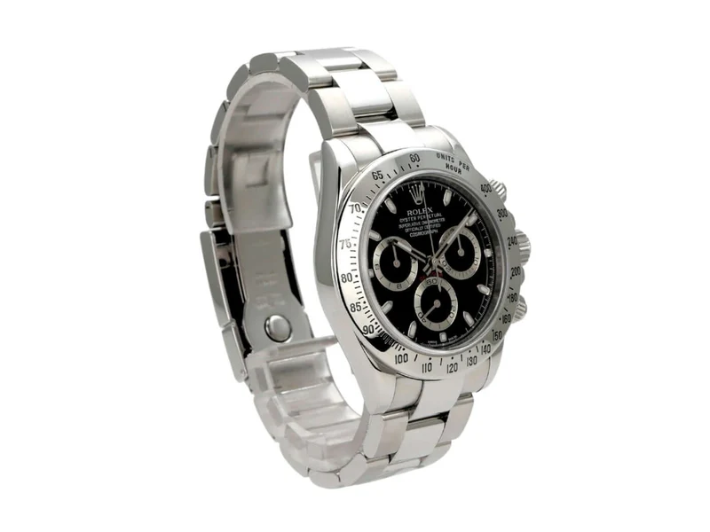 Rolex Daytona Edelstahl 116520 Schwarz