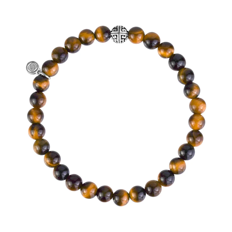 Tigerauge Perlenarmband | 6MM