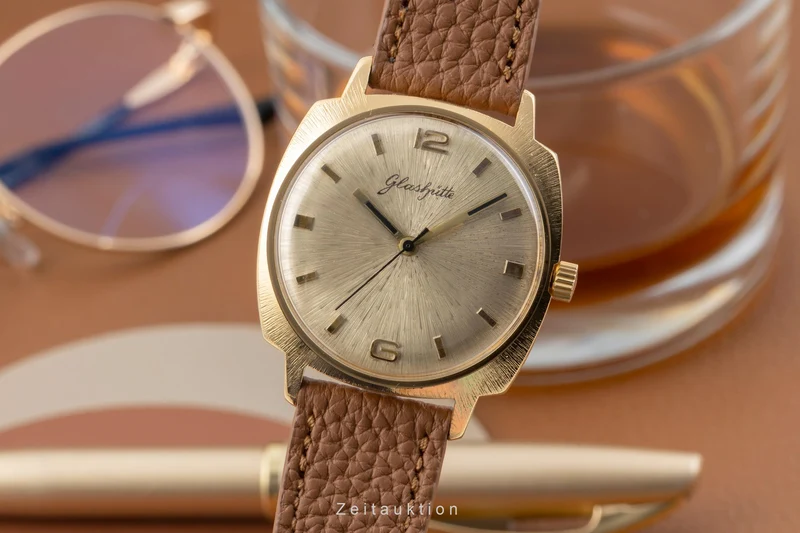 Glashütte Spezimatic gilt-brass automatic men's watch Vintage [2603463]