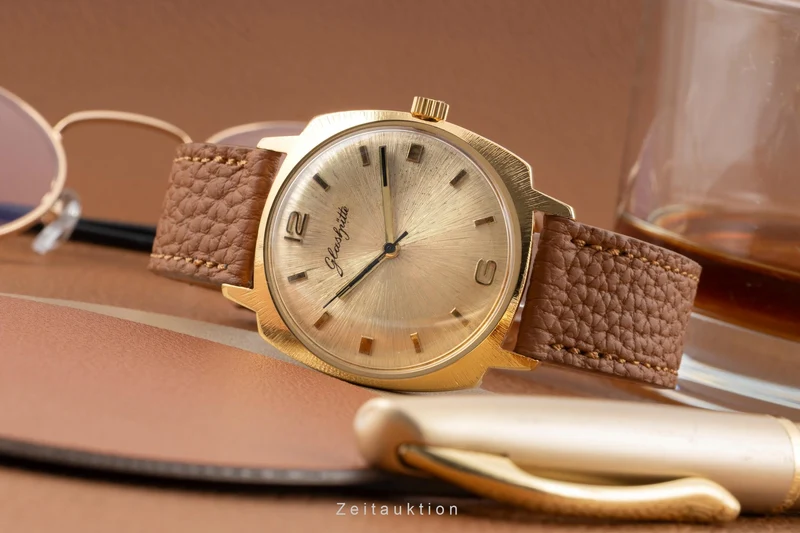 Glashütte Spezimatic gilt-brass automatic men's watch Vintage [2603463]