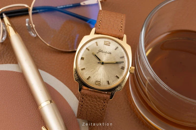 Glashütte Spezimatic gilt-brass automatic men's watch Vintage [2603463]