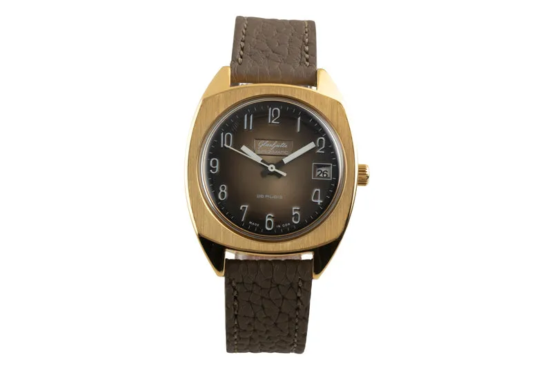 Glashütte Spezimatic gilt-brass automatic men's watch Vintage [2602521]