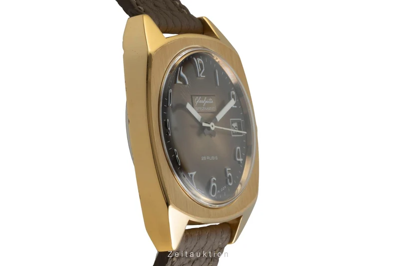 Glashütte Spezimatic gilt-brass automatic men's watch Vintage [2602521]
