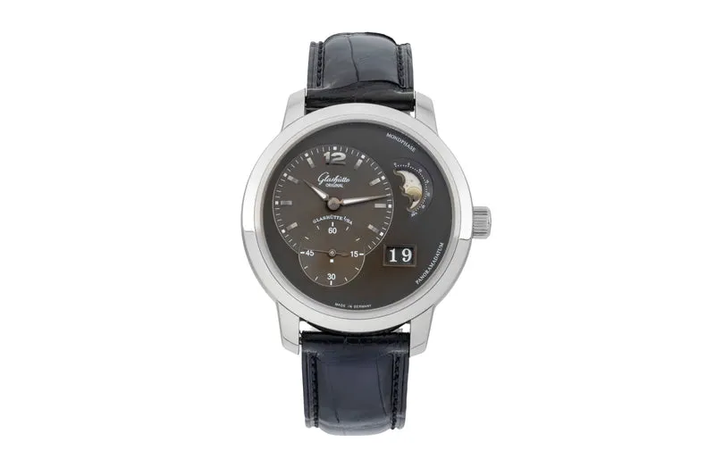 Glashütte PanoMaticLunar steel automatic men's watch 90-02-36-12-05 [2603360]