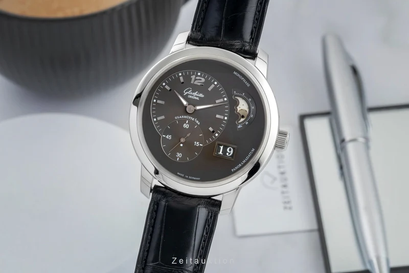 Glashütte PanoMaticLunar steel automatic men's watch 90-02-36-12-05 [2603360]
