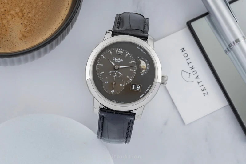 Glashütte PanoMaticLunar steel automatic men's watch 90-02-36-12-05 [2603360]