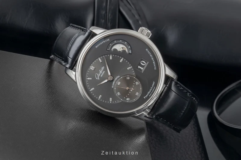 Glashütte PanoMaticLunar steel automatic men's watch 1-90-02-43-32-05 [2603004]
