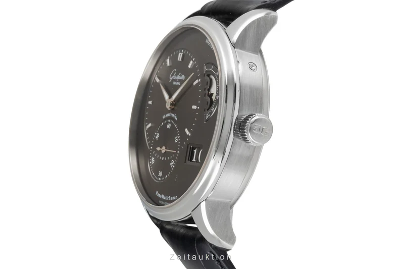 Glashütte PanoMaticLunar steel automatic men's watch 1-90-02-43-32-05 [2603004]