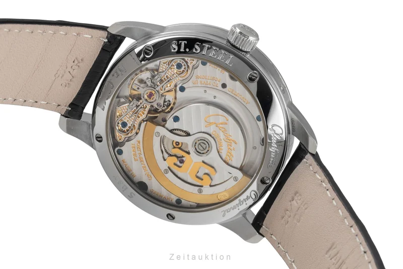 Glashütte PanoMaticLunar steel automatic men's watch 1-90-02-43-32-05 [2603004]