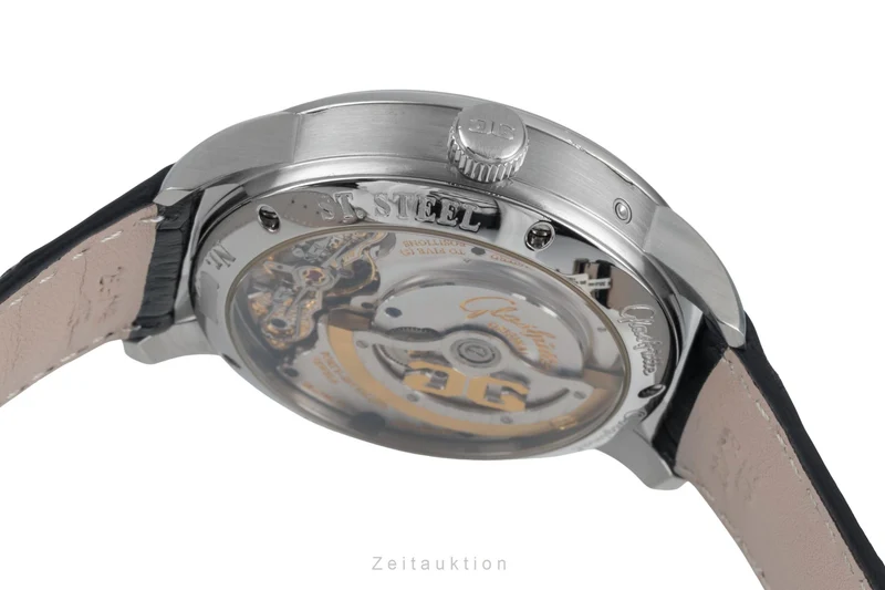 Glashütte PanoMaticLunar steel automatic men's watch 1-90-02-43-32-05 [2603004]