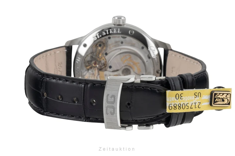 Glashütte PanoMaticLunar steel automatic men's watch 1-90-02-43-32-05 [2603004]