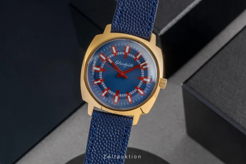 Glashütte Spezimatic gilt-brass automatic men's watch Vintage [2603181]