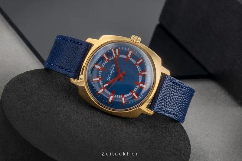 Glashütte Spezimatic gilt-brass automatic men's watch Vintage [2603181]