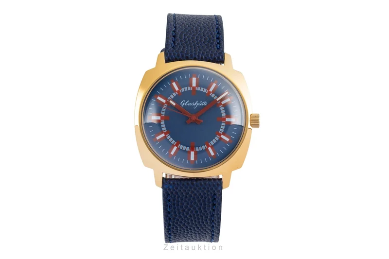 Glashütte Spezimatic gilt-brass automatic men's watch Vintage [2603181]