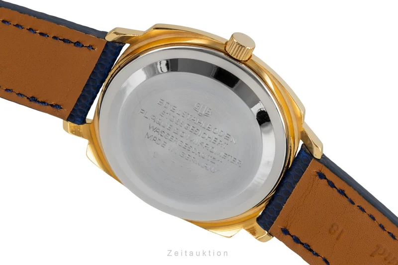 Glashütte Spezimatic gilt-brass automatic men's watch Vintage [2603181]