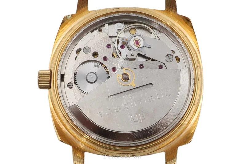 Glashütte Spezimatic gilt-brass automatic men's watch Vintage [2603181]