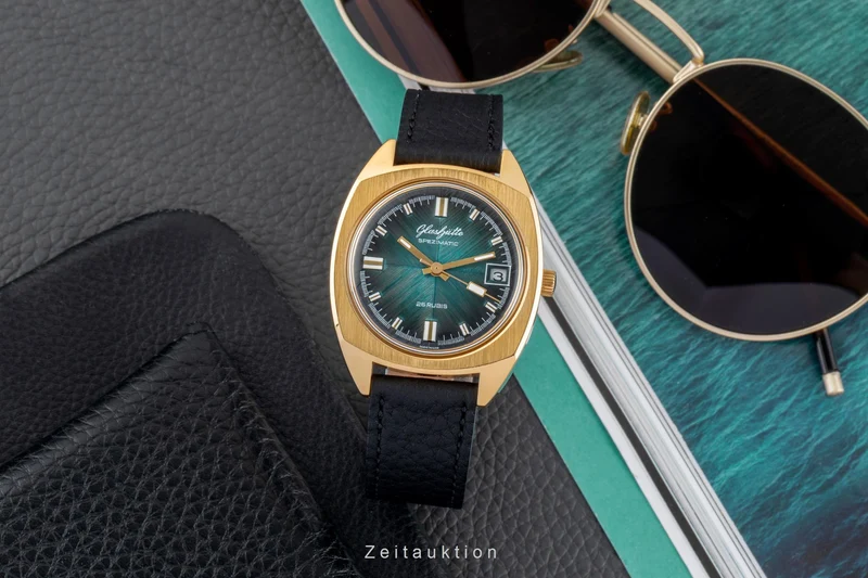 Glashütte Spezimatic gilt-brass automatic men's watch Vintage [2602580]