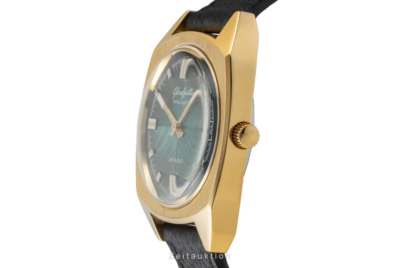 Glashütte Spezimatic gilt-brass automatic men's watch Vintage [2602580]