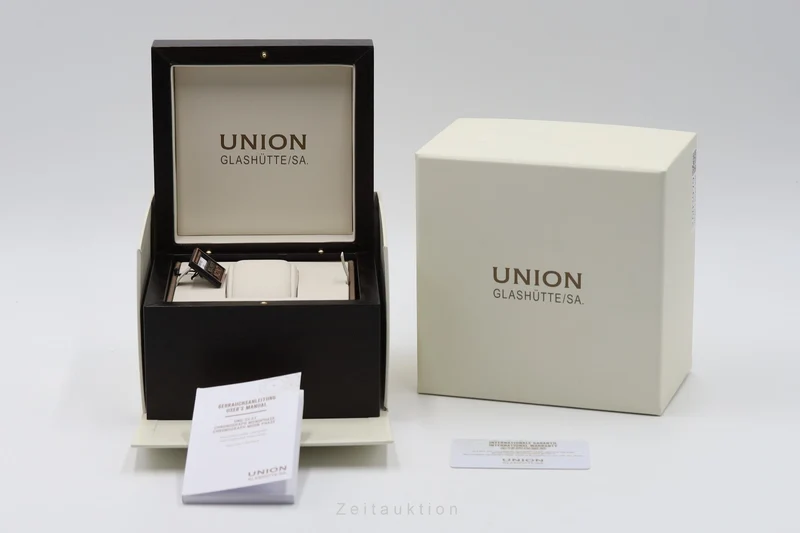 Union Glashütte Belisar chronograph steel automatic men's watch D014.425.16.017.01 LP: 3600EUR [2602979]