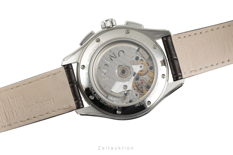 Union Glashütte Belisar chronograph steel automatic men's watch D014.425.16.017.01 LP: 3600EUR [2602979]