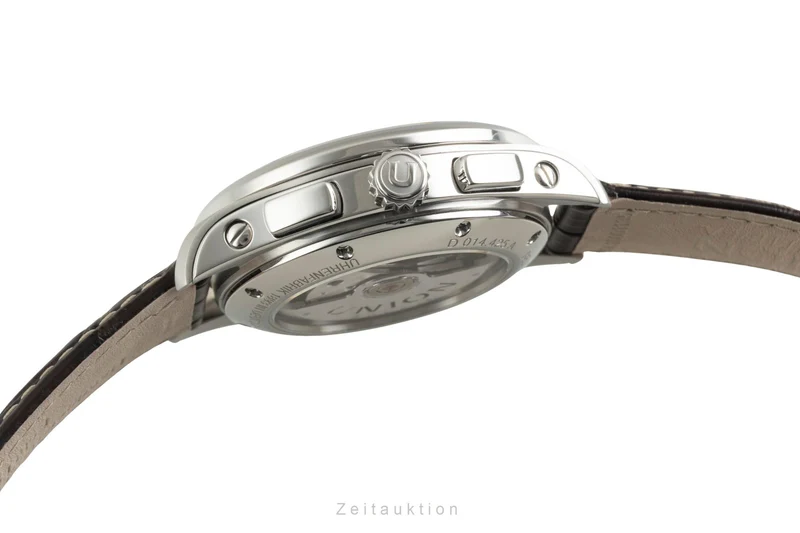Union Glashütte Belisar chronograph steel automatic men's watch D014.425.16.017.01 LP: 3600EUR [2602979]