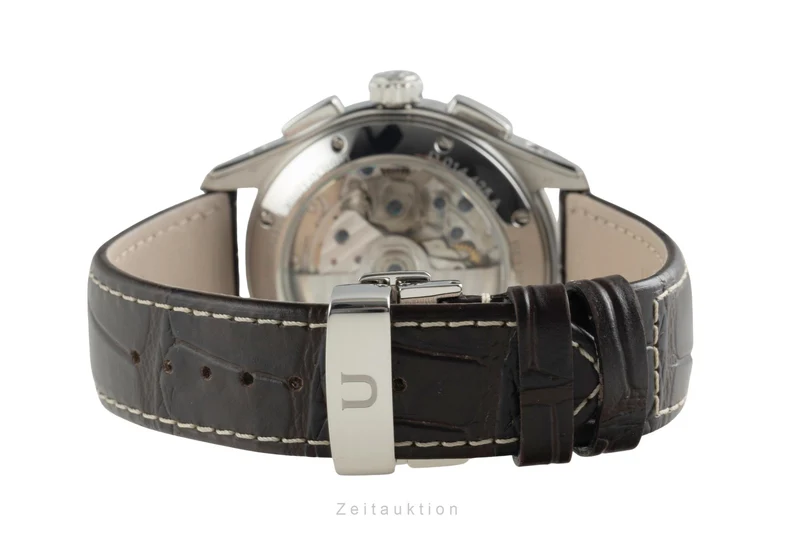 Union Glashütte Belisar chronograph steel automatic men's watch D014.425.16.017.01 LP: 3600EUR [2602979]