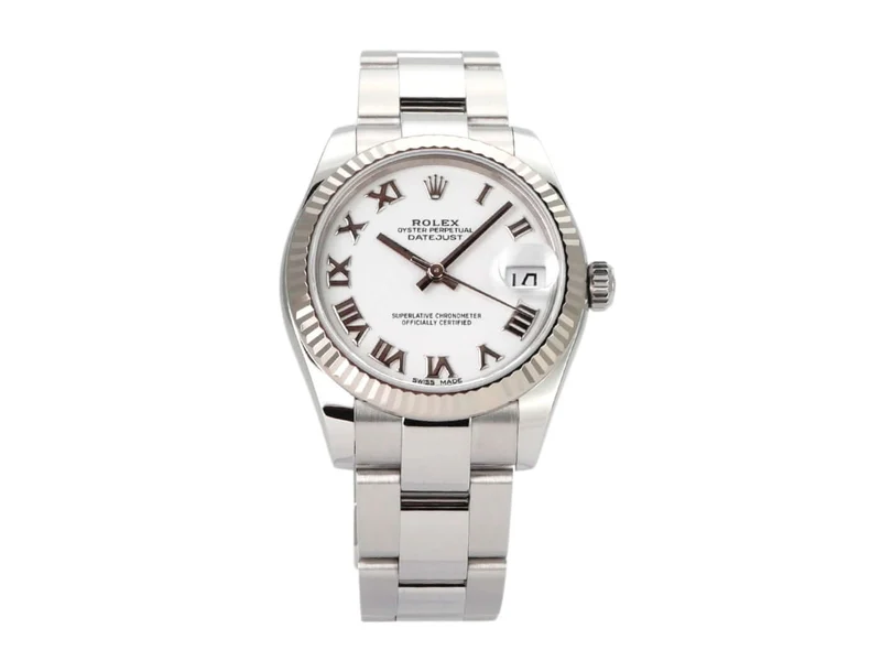 Rolex Datejust 31 178274 Weiss Römisch