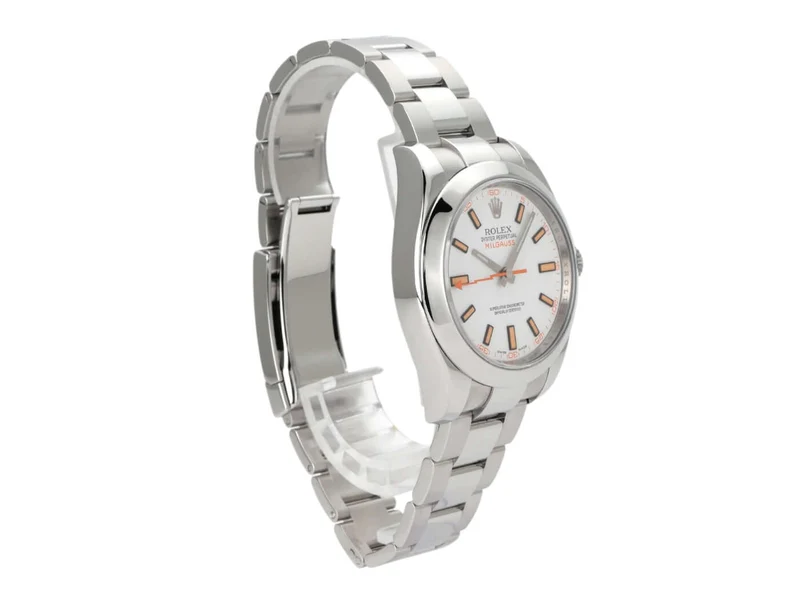 Rolex Milgauss 116400 weißes Zifferblatt