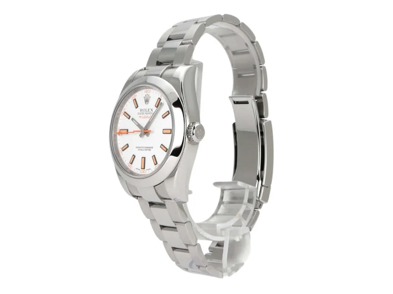 Rolex Milgauss 116400 weißes Zifferblatt