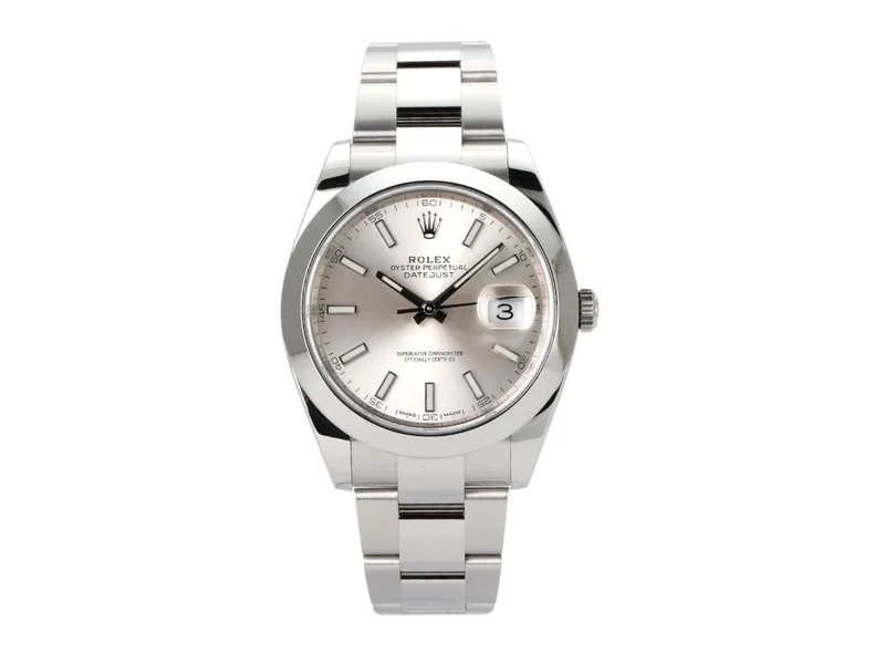 Rolex Datejust 41 Edelstahl 126300 Silber