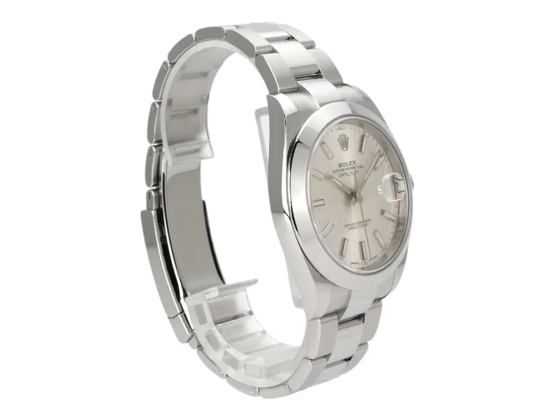 Rolex Datejust 41 Edelstahl 126300 Silber