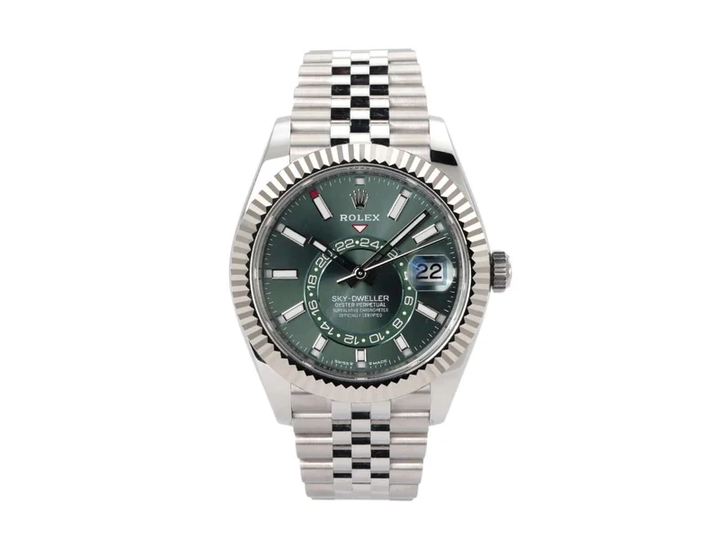 Rolex Sky-Dweller 336934 Mintgrün Jubile-Band