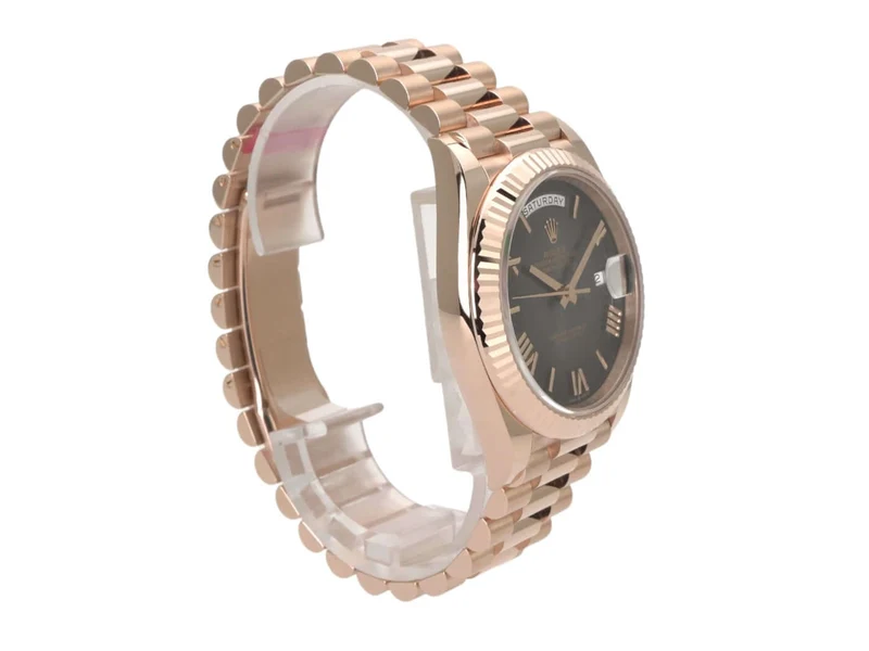 Rolex Day-Date 40 Everose-Gold 228235 Schiefergrau ombré